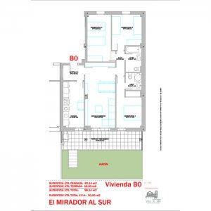 Plano vivienda B0 (baja)