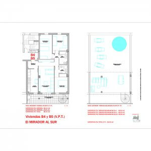 Plano viviendas B4 y B5